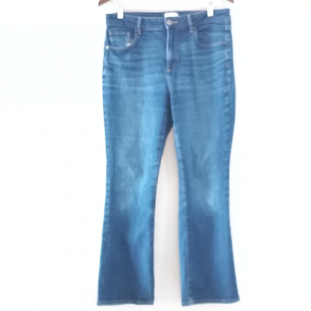 LOFT Outlet Curvy Bootcut medium wash jeans